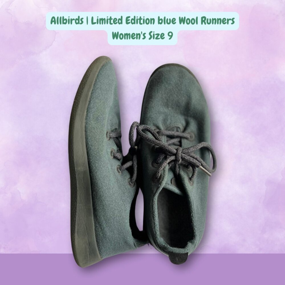 Allbirds | Limited Edition blue Wool Runners – Women's Size 9